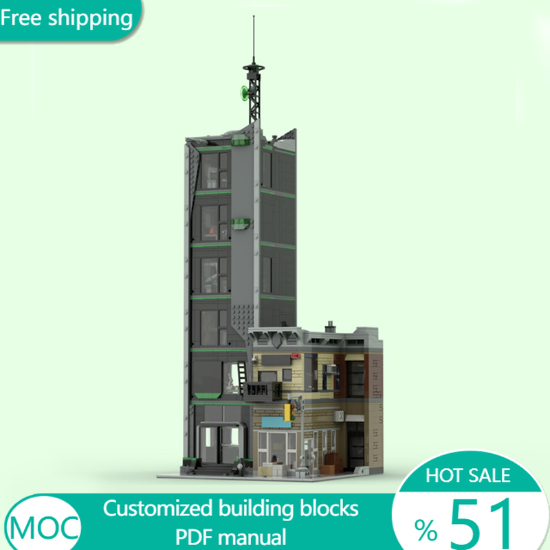 Kids Education Film - 2968 PCS Bangunan Modular Kustomisasi Gedung