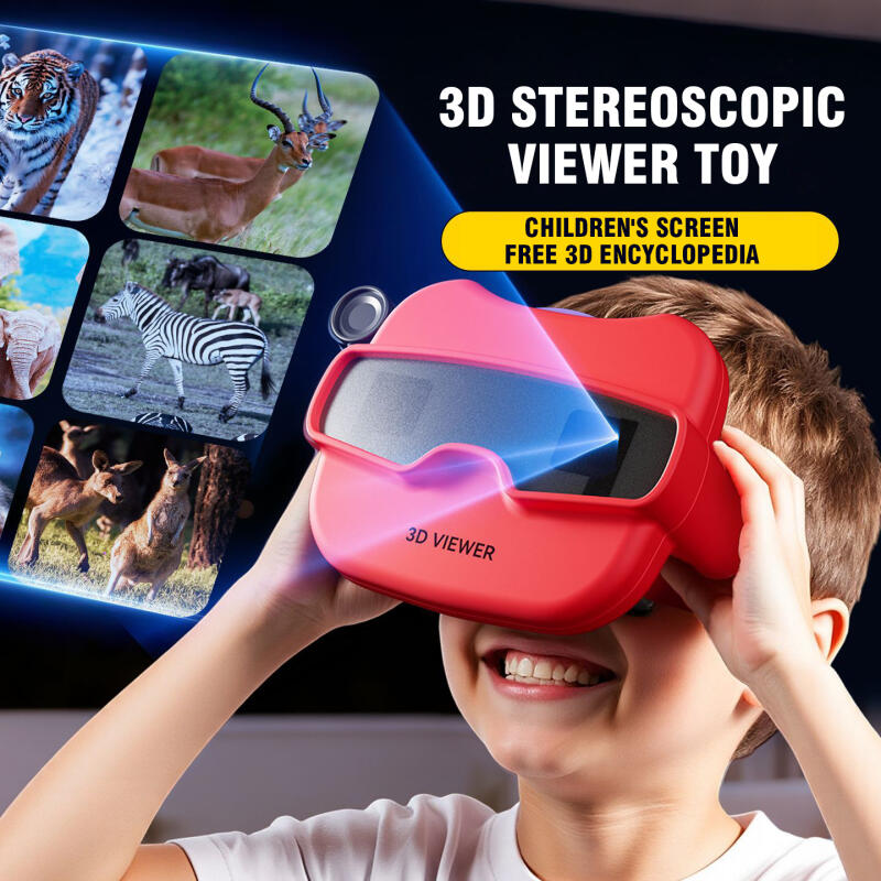 Kids Education Film - Mainan Penampil Film Stereoskopis 3D dengan