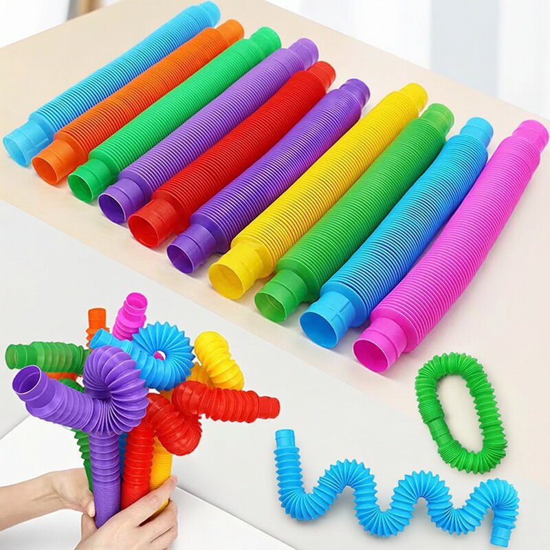 Kids Education Youtube - Tabung Warna-warni yang Dapat Diregangkan, Pipa