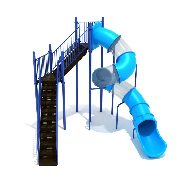 Kids Education Youtube - Seluncuran Spiral Plastik Transparan Biru untuk
