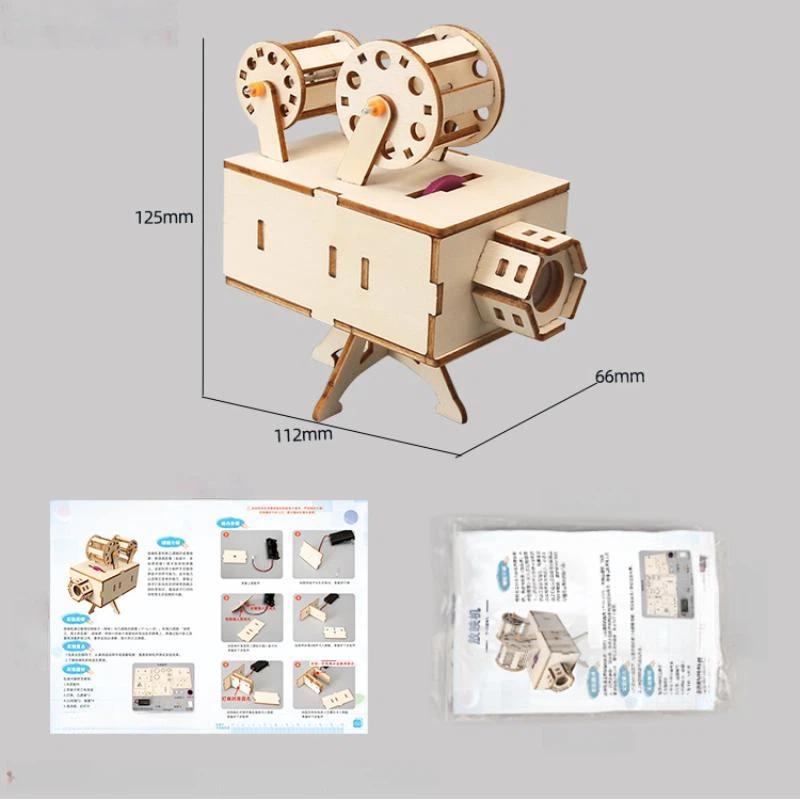 【BS】1 Set Proyektor Film Kayu  - Kids Education Film ulasan dan harga