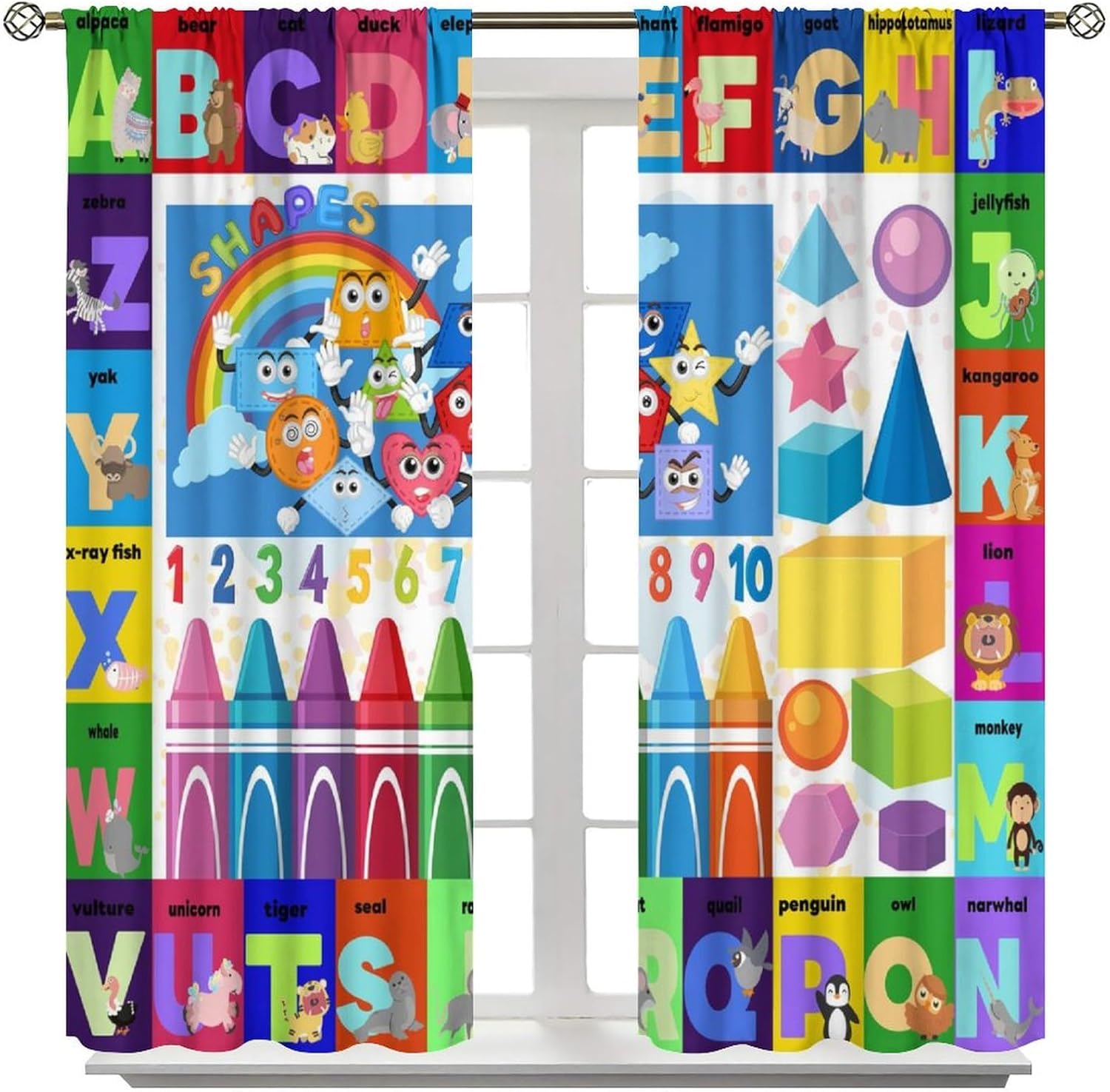 Tirai Edukasi ABC Berwarna-war - Kids Education Youtube ulasan dan harga