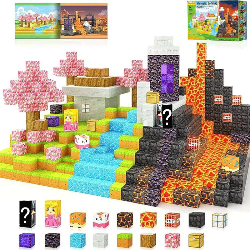 Balok Bangunan Magnetik Dunia  - Kids Education World ulasan dan harga